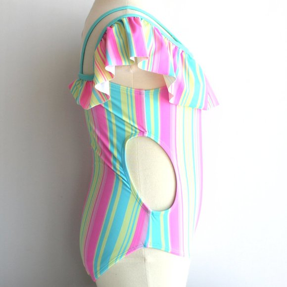 Wonder Nation One Piece Swimsuit Girls Size 7/8 - Picture 13 of 16